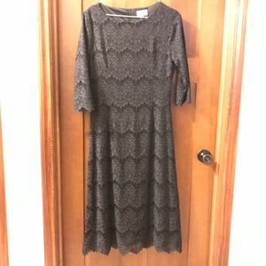 Dainty Jewells A Night In Paris Black Lace Dress M
